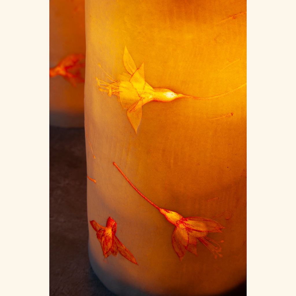 Flying Fuchsia Lamps