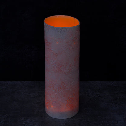'Indian Hearts' tall tea light - vase