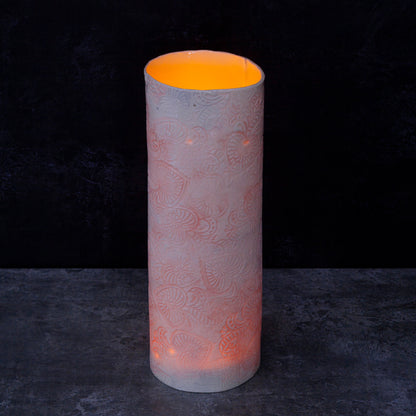 'Indian Hearts' tall tea light - vase