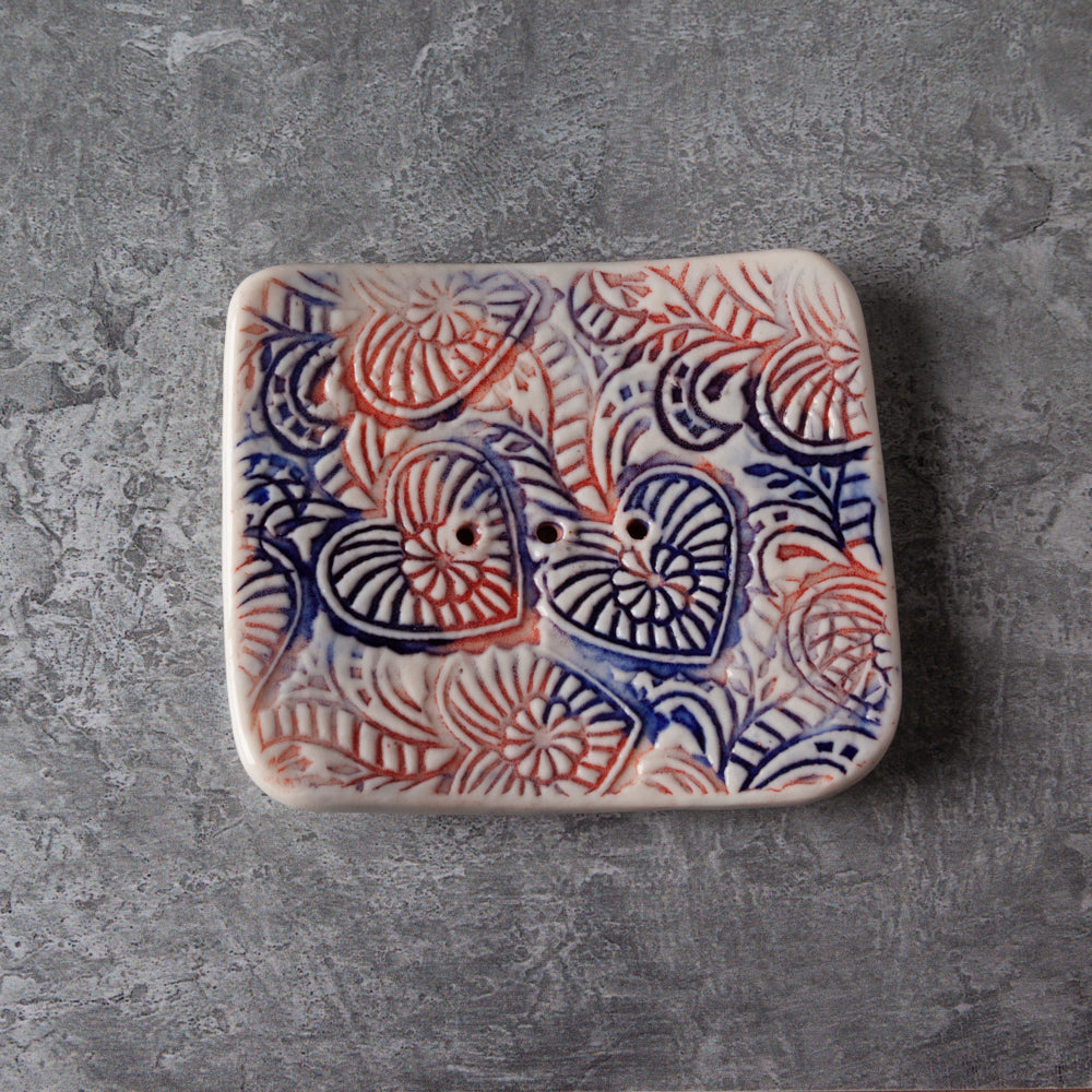 Indian heart Soap Dish