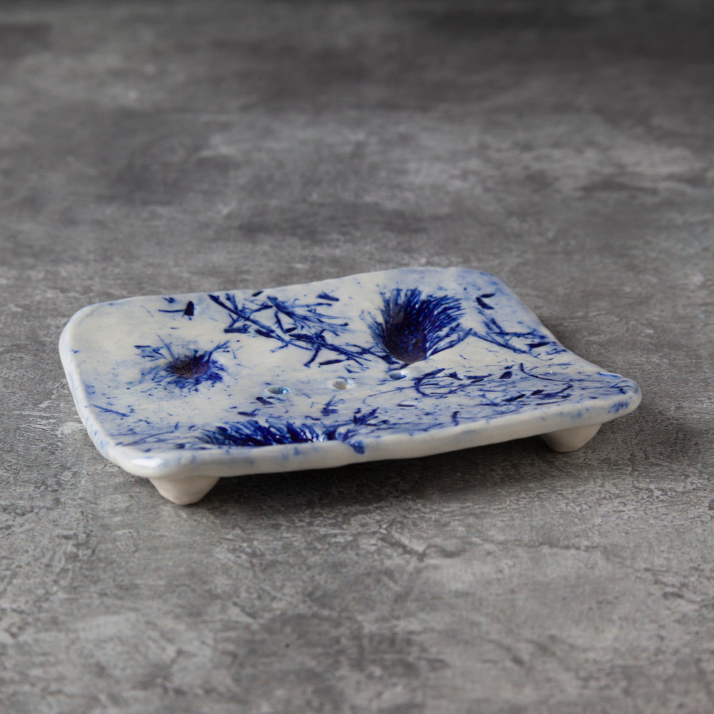 Thistle soap dish