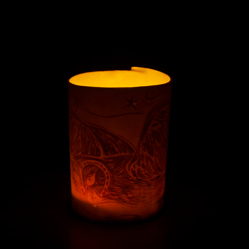 'Tawny Owl' Night Light / Vase