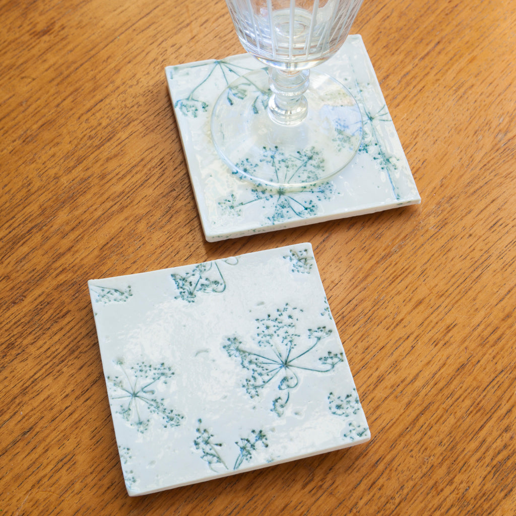 Winter Green Coasters