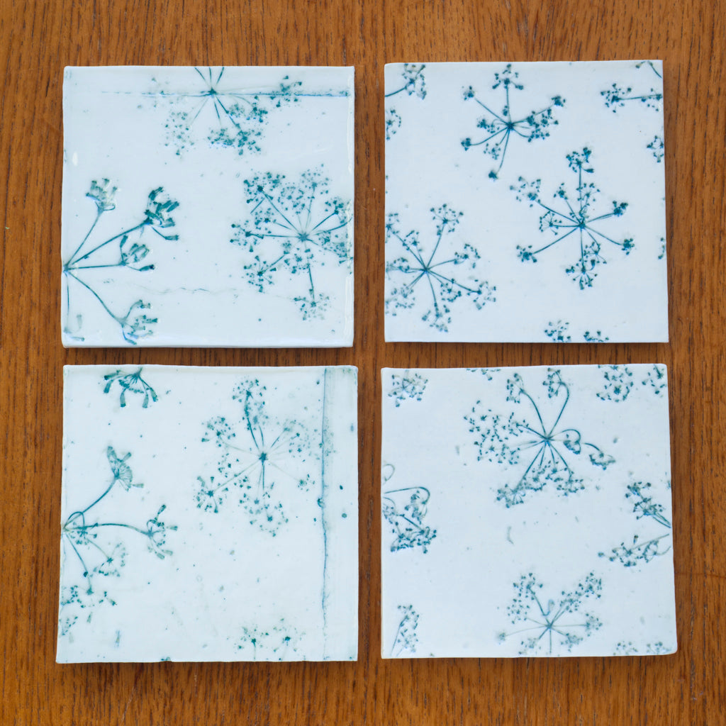 Winter Green Coasters