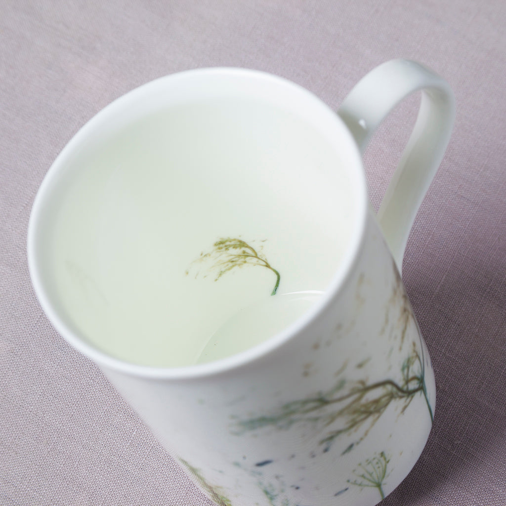 Tall 'Green Grasses' Mug