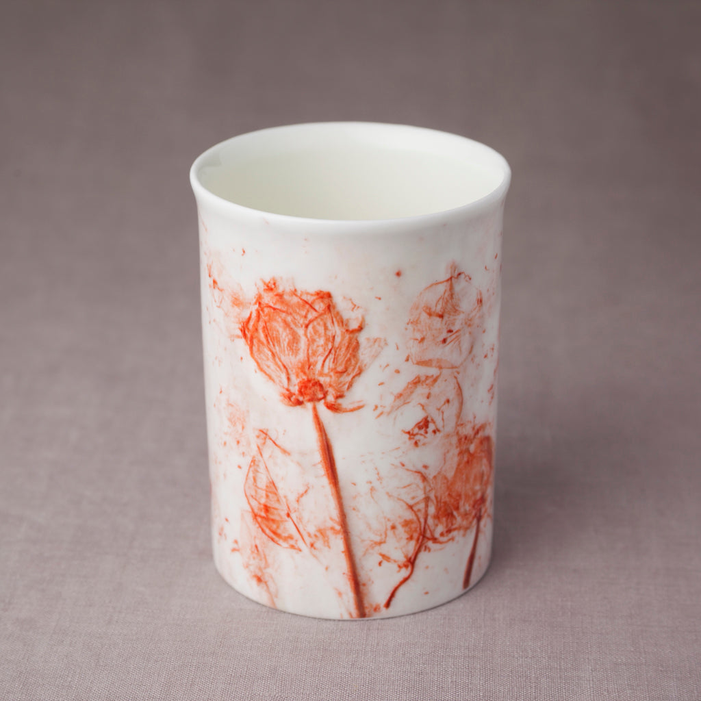 Tall 'Pink Roses' Mug