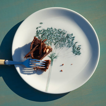 'Green Cowparsley' plate