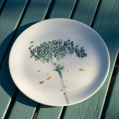 'Green Cowparsley' plate