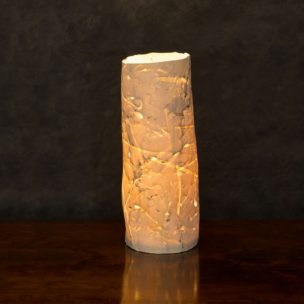 Large Falling Flowers Lamp