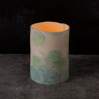 'Snow Flakes' Night light / vase