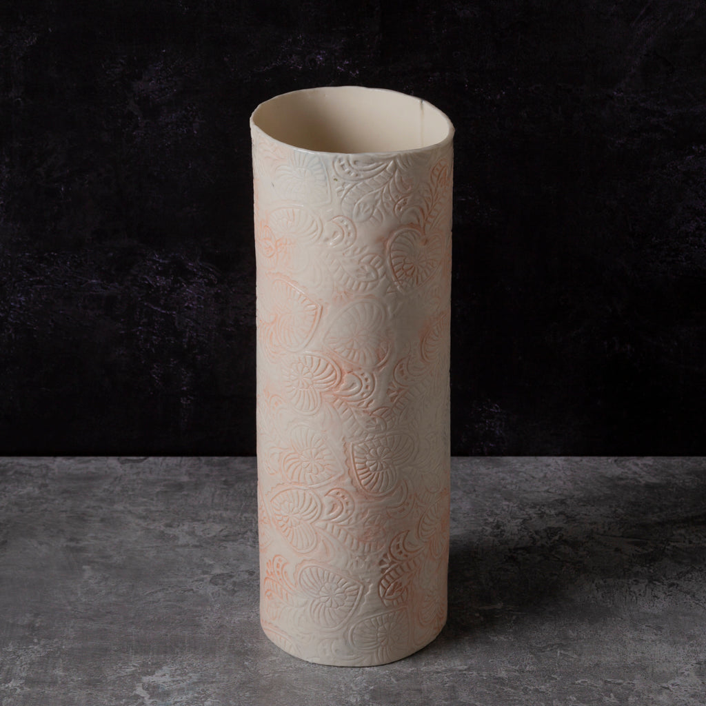 'Indian Hearts' tall tea light - vase
