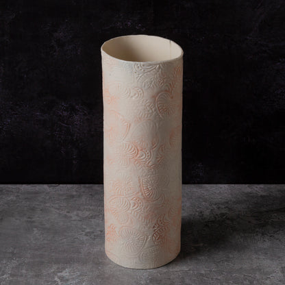 'Indian Hearts' tall tea light - vase