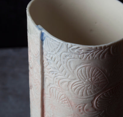 'Indian Hearts' tall tea light - vase