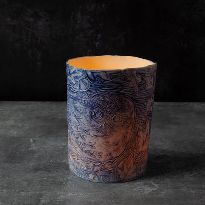'Owl in a Tree' Night Light / Vase