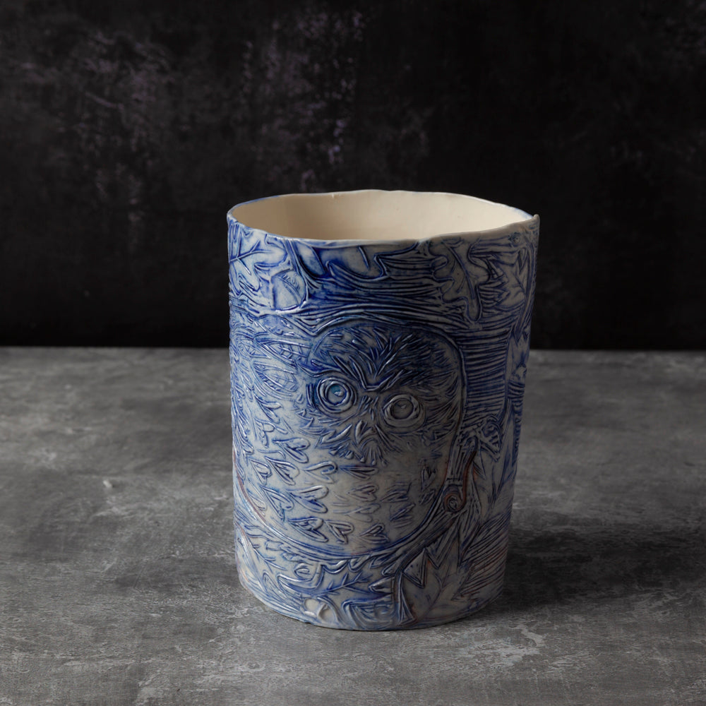 'Owl in a Tree' Night Light / Vase