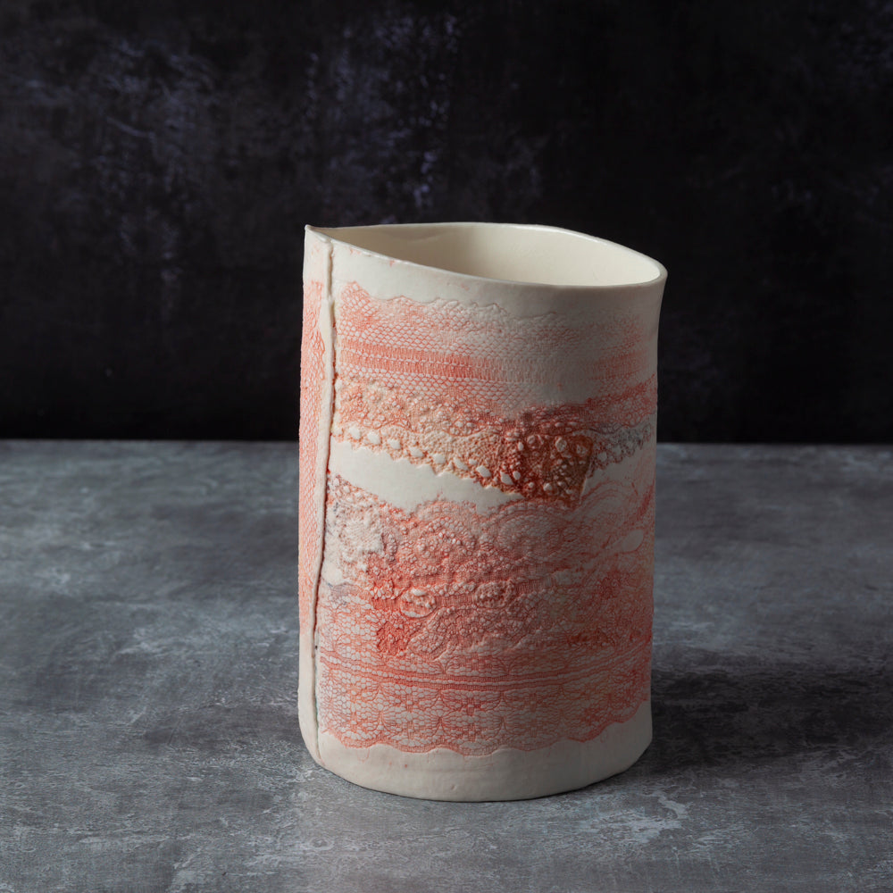 'Pink Lace' Night Light / Vase