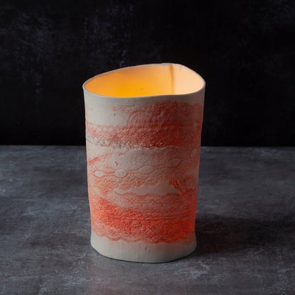 'Pink Lace' Night Light / Vase