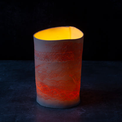 'Pink Lace' Night Light / Vase