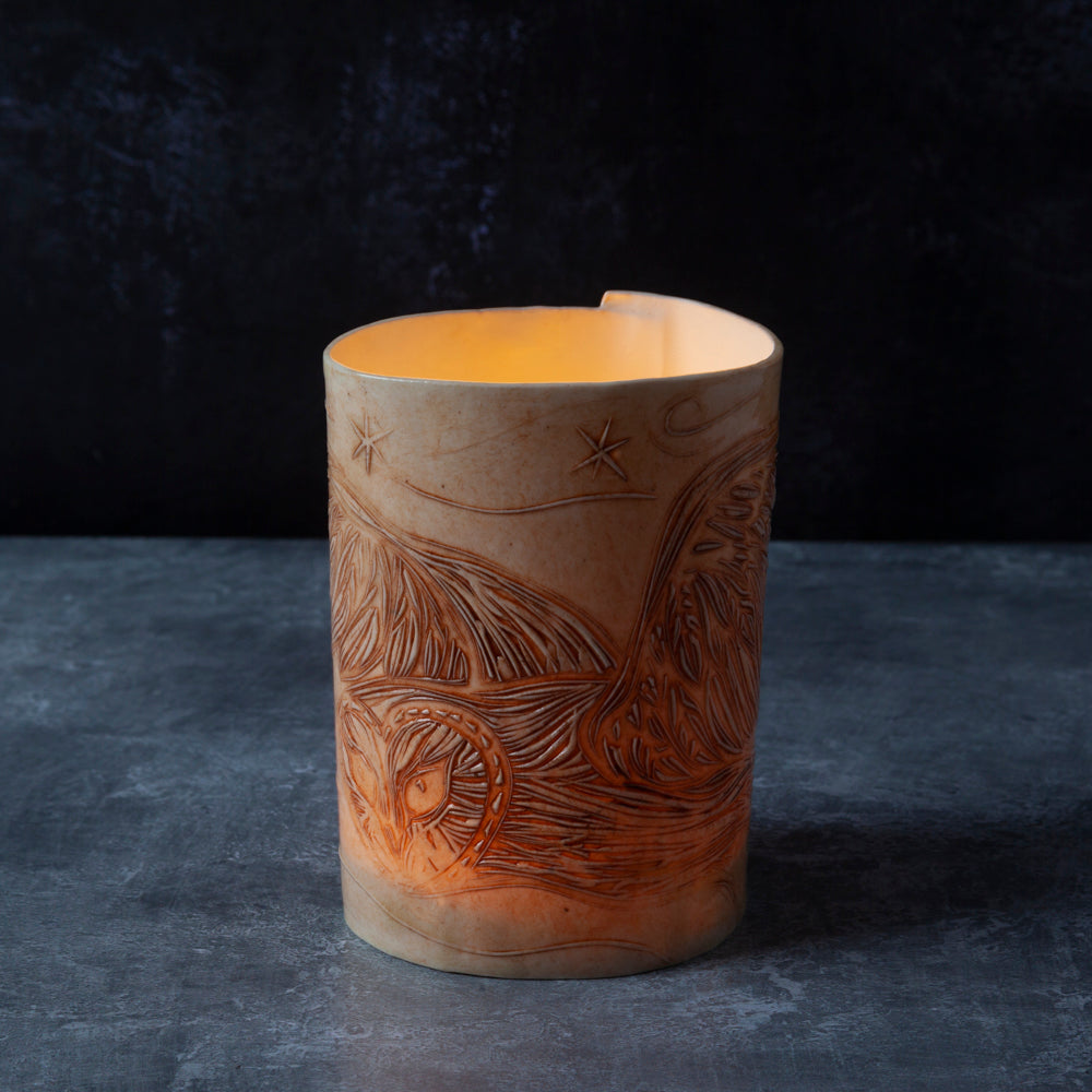 'Tawny Owl' Night Light / Vase