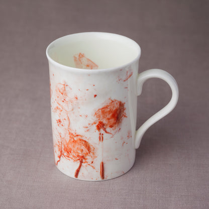 Tall 'Pink Roses' Mug