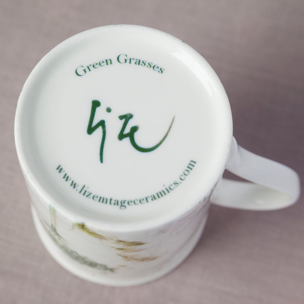 Tall 'Green Grasses' Mug